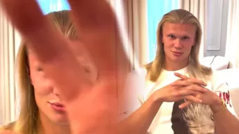 Erling Haaland sorprendió al mundo tras lucir nuevo look en partido de Manchester City