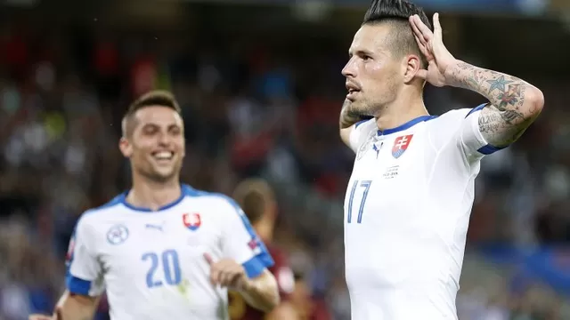 Eslovaquia derrotó 2-1 a Rusia por el Grupo B de la Eurocopa 2016