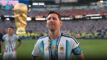 Lionel Messi no pudo contenerse y se quebró hasta las lágrimas tras perder la final del Mundial 2026 / Fuente: América TV