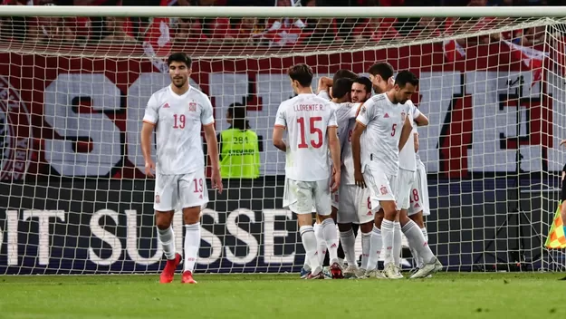 España derrotó 1-0 a Suiza por la Liga de Naciones