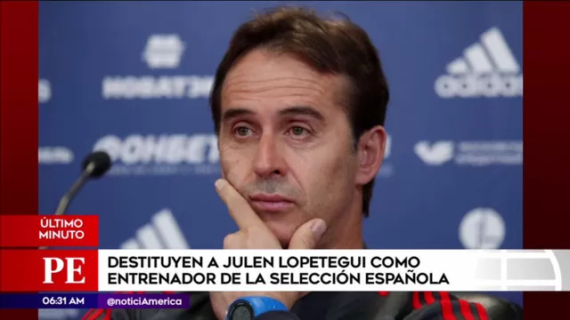 Julen Lopetegui. América Noticias