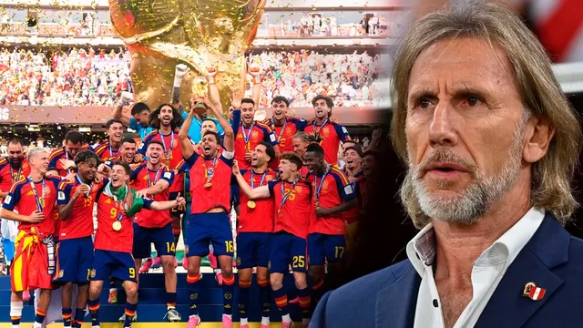 Ricardo Gareca fue duro con España pese a ganar el Mundial 2026 / Foto: Bicolor+ y Selección de España / Video: Memedeportes