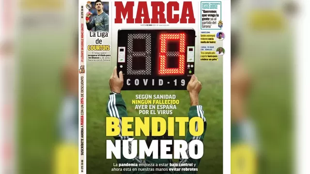 La portada del diario Marca de este martes.