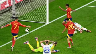España venció a Italia en la segunda jornada de la Eurocopa 2024 / Foto: AFP
