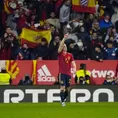 España venció 2-1 a Albania con un brillante gol de Dani Olmo al minuto 90