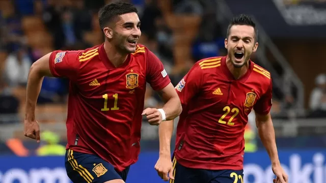 España venció 2-1 a Italia y clasificó a la final de la Nations League