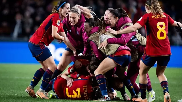 España jugará la final del Mundial Femenino 2023. | Foto: @SEFutbolFem/Video: Optus Sport 1