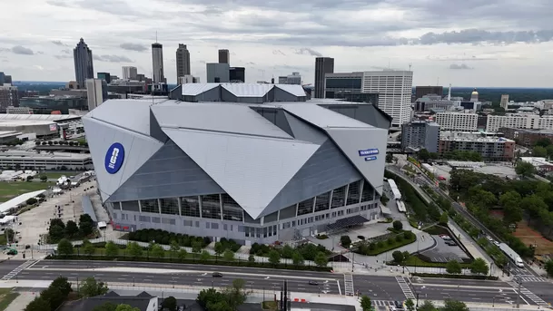 El Mercedes-Benz Stadium en Atlanta, Georgia, Estados Unidos, tiene una capacidad para 71 mil espectadores. | Fotos: Reuters / Megan Varner El Mercedes-Benz Stadium en Atlanta, Georgia, Estados Unidos, tiene una capacidad para 71 mil espectadores. | Fotos: Reuters / Megan Varner