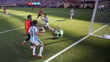 Ferrán Torres hizo retumbar el estadio tras anotar el 1-0 de España vs Argentina en la final del Mundial 2026 / Fuente: Reuters