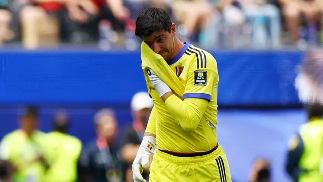 Thibaut Courtois rompió en llanto tras salir del España vs. Bélgica a los 70 minutos. (Foto: Reuters by Hannah McKay / Video: América TV)