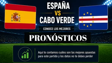 Conoce el pronóstico y las mejores cuotas del partido entre España vs Cabo Verde por el Mundial 2026. | AD Conoce el pronóstico y las mejores cuotas del partido entre España vs Cabo Verde por el Mundial 2026. | AD