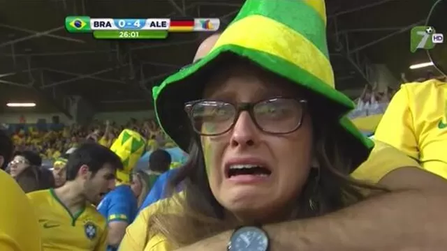 El Estadio Mineirao es una lágrima: llanto y estupefacción en la torcida brasileña-foto-1