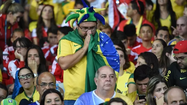 El Estadio Mineirao es una lágrima: llanto y estupefacción en la torcida brasileña-foto-5