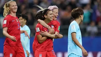 La goleada de Estados Unidos es la más amplia en un Mundial Femenino. | Foto: AFP/Video: Telemundo