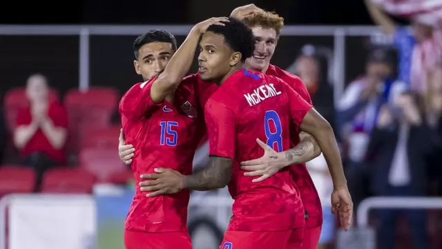 Estados Unidos arrolló 7-0 a Cuba en la Liga de Naciones de Concacaf