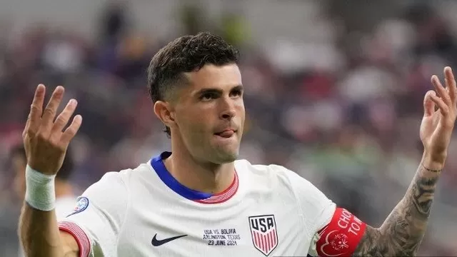 Pulisic anotó en victoria de Estados Unidos sobre Bolivia por Copa América 2024 / AFP