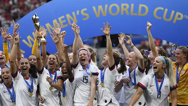 Estados Unidos sum&amp;oacute; su cuarto t&amp;iacute;tulo en f&amp;uacute;tbol femenino. | Foto: AFP