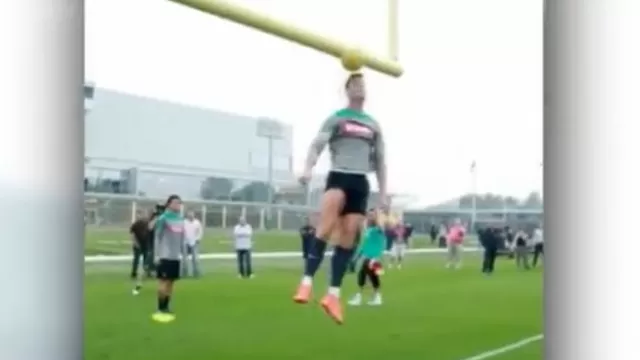 En este video podrás comprobar que Pepe salta más alto que Cristiano Ronaldo 