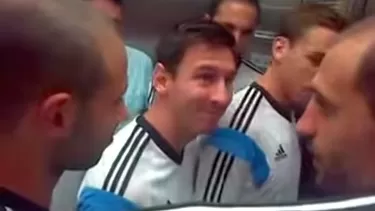 Esto pasa si te encuentras con Messi y toda la selección argentina en un ascensor