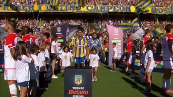 Estudiantes le hizo el pasillo de espaldas a Rosario Central