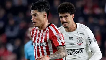 Estudiantes empató 1-1 con Corinthians por la ida de los cuartos de la Copa Libertadores