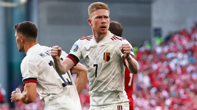Eurocopa: Bélgica venció 2-1 a Dinamarca y clasificó a octavos de final