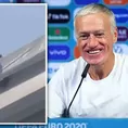 Eurocopa: Deschamps quedó encerrado en terraza de hotel y pidió ayuda a los hinchas