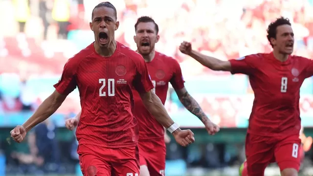 Eurocopa: Dinamarca aprovechó error defensivo de Bélgica y Poulsen marcó el 1-0