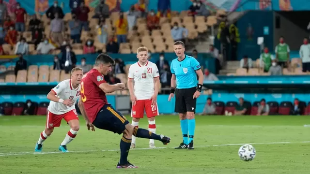 Eurocopa: Gerard Moreno desperdició penal y España igualó 1-1 ante Polonia