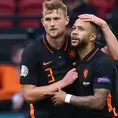 Eurocopa: Memphis Depay celebró con golazo su fichaje por el Barcelona