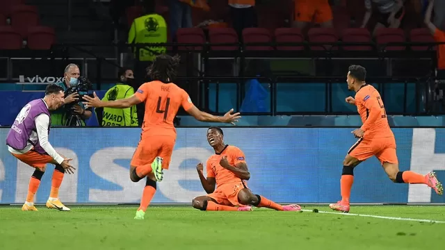 Eurocopa: Países Bajos derrotó 3-2 a Ucrania con gol agónico de Denzel Dumfries