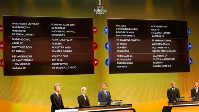 Europa League: así quedaron conformados los grupos tras sorteo en Mónaco-foto-1