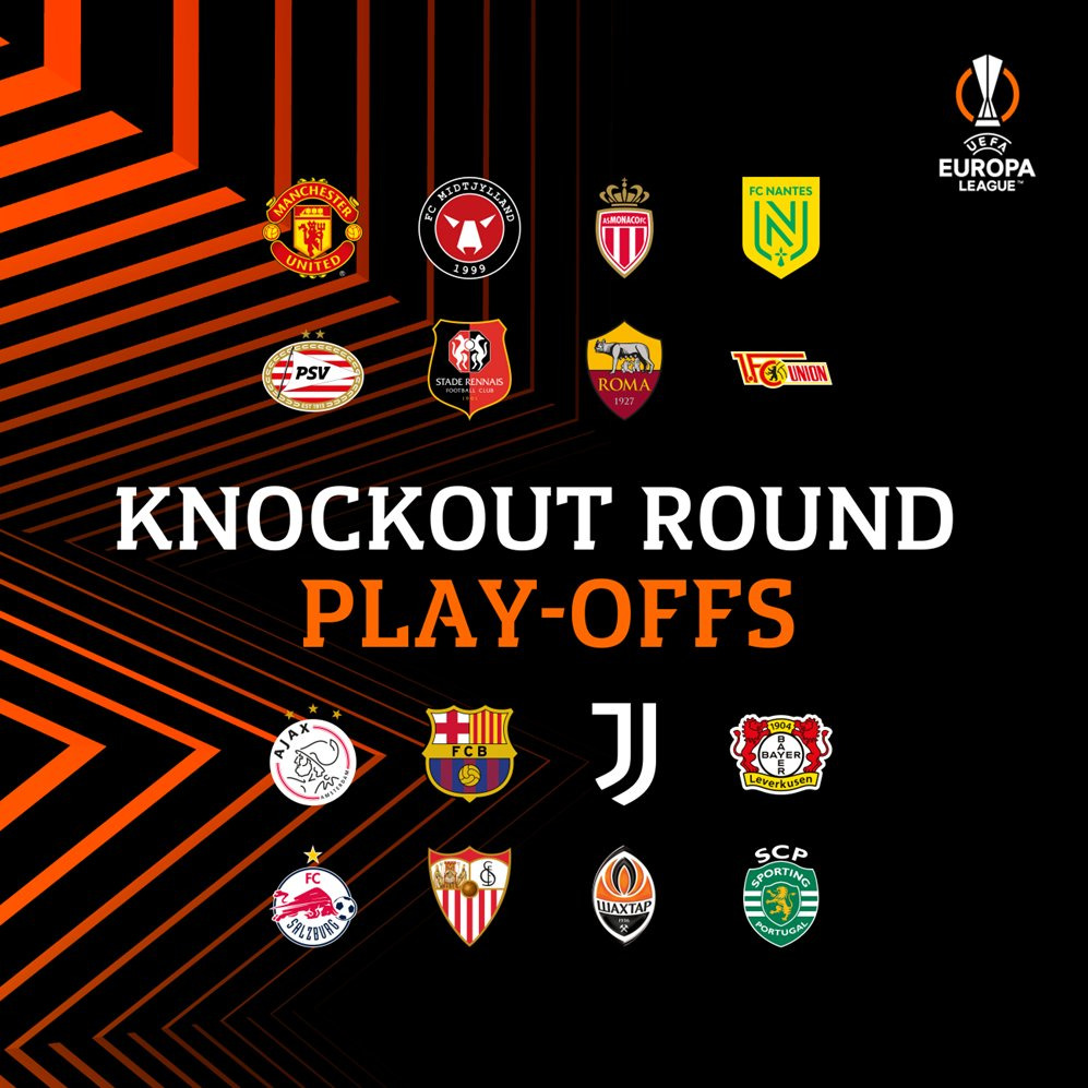 Clasificados a los playoffs de la Europa League