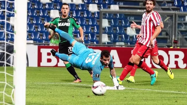 Europa League: Sassuolo goleó 3-0 al Athletic de Bilbao en su debut 