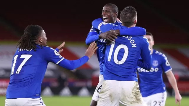 Everton derrotó 1-0 al Sheffield y se puso segundo en la Premier League