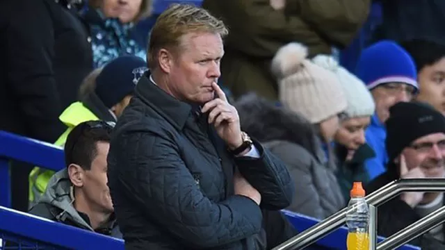 Everton despidió al técnico holandés Ronald Koeman