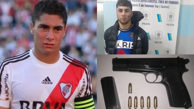 Le encontraron una pistola 9 milímetros con once balas en el cargador y una en la recámara. | Video: El Trece (Argentina)