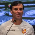 Fabián Bustos, DT de Barcelona: &quot;Universitario es un equipo duro y tiene muy buen &#39;9&#39;&quot;