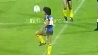 Video de Maradona arrasa en redes sociales por las acrobacias 