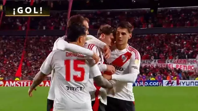 Colidio anotó el 1-0 de River Plate ante Universitario por Copa Libertadores / Captursa / ESPN