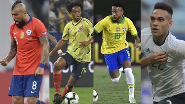 Las selecciones sudamericanas tendrán actividad en la fecha FIFA. | Fotos: AFP