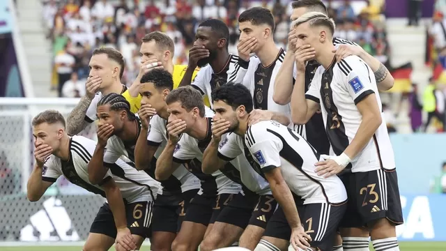 Federación Alemana explica gesto de los jugadores antes de enfrentar a Japón