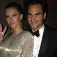 Federer quiso felicitar a Tom Brady, pero acabó generando polémica por foto con Gisele Bündchen