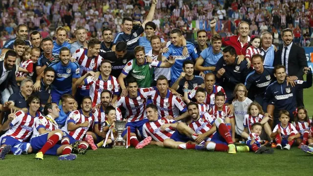 La felicidad del Atlético de Madrid tras ganar la Supercopa de España-foto-4