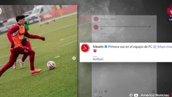 Felipe Chávez entrenó con el Colonia y podría debutar el domingo