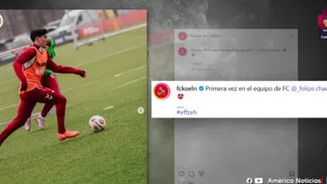 Felipe Chávez entrenó con el Colonia y podría debutar el domingo