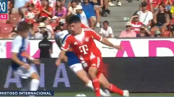 Felipe Chávez realizó debut con primer equipo del Bayern Múnich