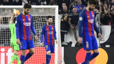 Barcelona cay&amp;oacute; 3-0 ante Juventus. Foto: AFP