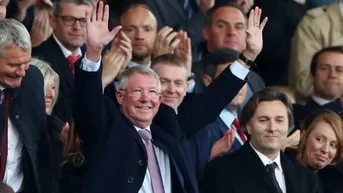 Ferguson regresó a Old Trafford tras recuperarse de una hemorragia cerebral