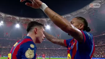 Fermín López marca el segundo: Barcelona 2-0 Athletic por Supercopa